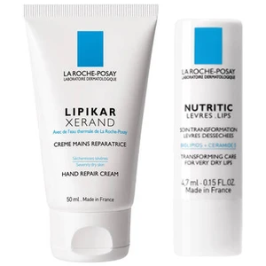 Comparateur de prix : La Roche-Posay Lipikar Xerand Crème mains 50ml + Nutritic Lèvres 4,7ml