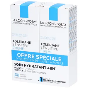 La Roche Posay LOT*2 Toleriane Sensitive Crème 40ml pas cher