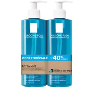 LA ROCHE POSAY EFFACLAR GEL MOUSSANT PURIFIANT DUO 400ML