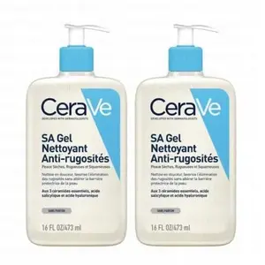CERAVE SA Gel nettoyant anti-rugosités lot 2 x 473ml pas cher