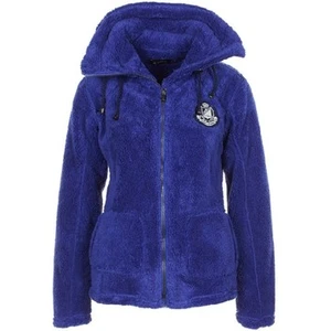 Peak Mountain Asana - Blouson Polaire bleu M pas cher