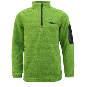 Peak Mountain Ecypa - Sweat Polaire vert 12 ans pas cher