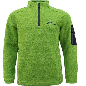 Peak Mountain Ecypa - Sweat Polaire vert 8 ans