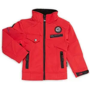 Veste softshell enfant Peak Mountain Ecorry Rouge 12 ans ECORRY/10-16/BG-ROUGE pas cher