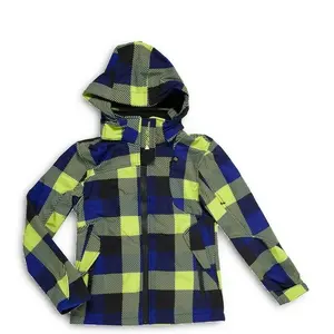 Peak Mountain Veste softshell imprimé fille Gaveny vert 12 ans pas cher