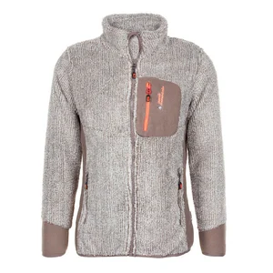 Peak Mountain Caffy - Polaire taupe XL pas cher