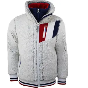 Peak Mountain Corneille - Polaire blanc L pas cher