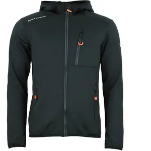 Blouson polarshell Peak Mountain Noir XL CAMPO/WZ/NOIR/ORANGE pas cher