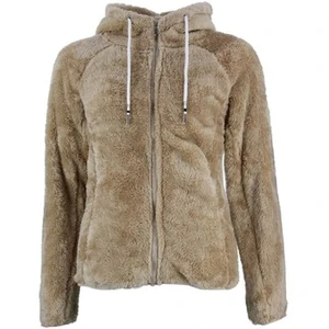 Peak Mountain Blouson polaire à capuche femme ALANZO camel L pas cher