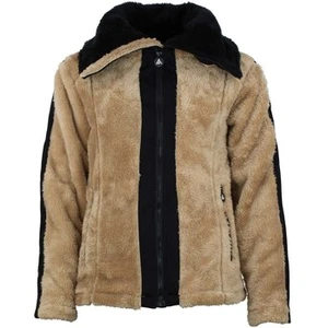 Peak Mountain Blouson polaire femme AREVA camel S pas cher