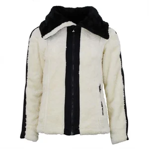 Peak Mountain Blouson polaire femme AREVA écru M pas cher