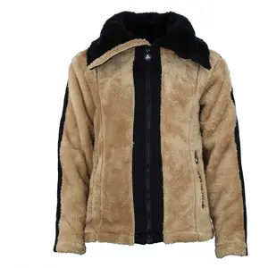 Peak Mountain Blouson polaire femme AREVA camel XL pas cher
