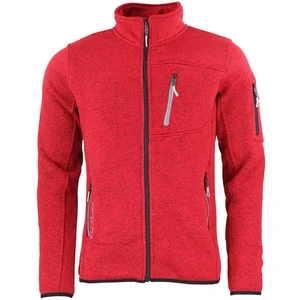 Peak Mountain Blouson polaire Cemaillon rouge L pas cher