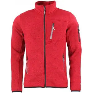 Peak Mountain Blouson polaire Cemaillon rouge M pas cher
