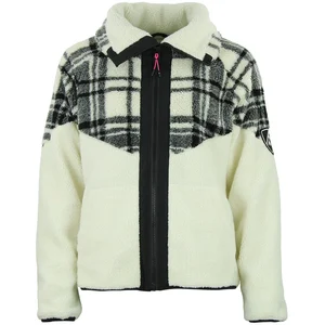 Comparateur de prix : Peak Mountain Blouson polaire femme ALIESSE écru XL