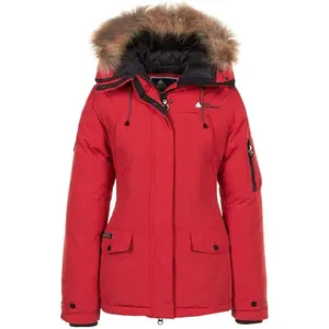 Comparateur de prix : Parka De Ski Avec Vraie Fourrure Femme Akadoz