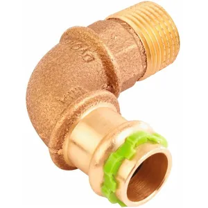 Raccord laiton coudé 90° à visser - M 3/4' - Femelle Ø 22 mm - Comap