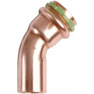 Raccord coudé cuivre 45 Sudropress mâle femelle Aalberts 6670182