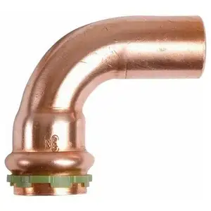 BANYO Raccord cuivre coudé 90 Sudopress mâle femelle Aalberts 6670037 pas cher