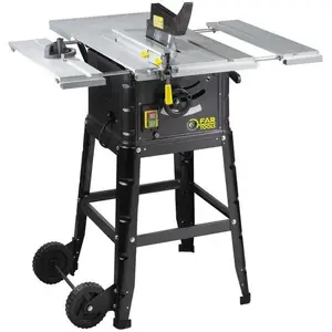 Fartools - Scie de table 1800W Ø250mm 2 extensions latérales