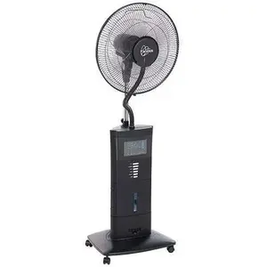 Comparateur de prix : FARELEK YELLOWSTONE - Ventilateur brumisateur sur pied Ø40cm 100W noir