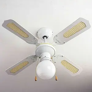 Comparateur de prix : Farelek Bali Ventilateur de plafond, 107 cm, blanc
