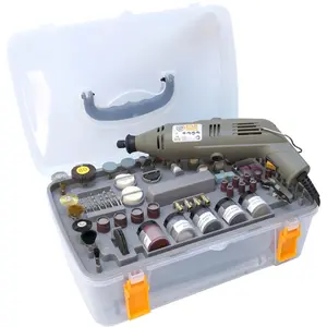 Comparateur de prix : FARTOOLS  Pack mini meuleuse 130W MG 130 + 210 accessoires + coffret  