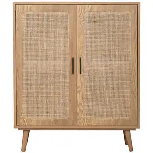 Buffet 2 portes SAHARA coloris bois clair pas cher