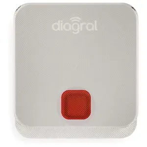DIAGRAL Sirène DIAGRAL Sirène d'alarme avec flash - DIAG57AAX pas cher