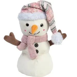 NONAME Peluche Bonhomme De Neige 28 Cm A2502225 pas cher
