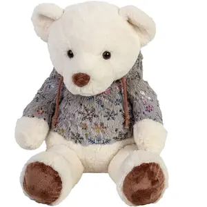Peluche Ours Avec Capuche 33 Cm Multicolore pas cher