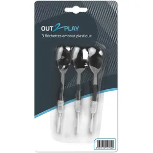 Fléchettes - Non spécifié - 3 fléchettes - Pointes en plastique - Pour... pas cher