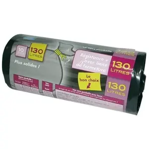 ELBE Publi Embal - Sacs poubelle 130l renforcé pour le jardinVendu parcdiscount
