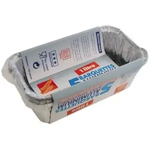 Comparateur de prix : Publi Embal - barquette alu 0,5L + COUV,X5 elbe 391036