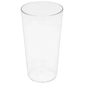 PUBLI EMBAL - Verres à bière plastique réutilisable - 60 cl - 5 unités