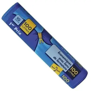 ELBE - Sac poubelle 100L x10 pas cher