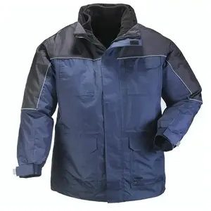 Comparateur de prix : Euro Protection Parka multipoches RIPSTOP 4 en 1 marine/noir TM - COVERGUARD - 5RIBBM