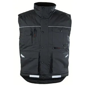 Comparateur de prix : Coverguard - Gilet de travail matelassé sans manche ripstop - Noir m - 44/46