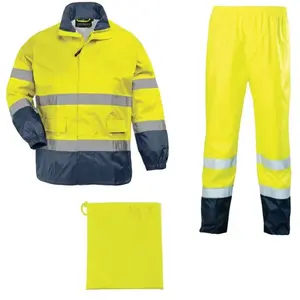 Comparateur de prix : Ensemble de pluie jaune / noire - Hi-Way - Taille XXL - Coverguard