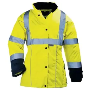 COVERGUARD Parka femme AIRPORT LADY HIVIZ 3M Scotchlite jaune fluo/mar... pas cher