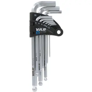 VAR Llaves Hexagonales Pro. - 1.5, 2, 2.5, 3, 4, 5, 6, 8, 10 pas cher