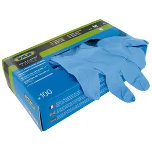 VAR VR78003 Gants en Nitrile Mixte Adulte, Gris, FR : XL (Taille Fabricant : XL)Vendu parbikeinn
