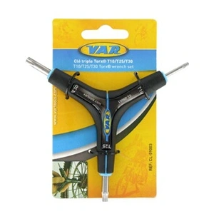 SHIMANO VAR Outillage - Entretien - Pompes Cle torx triple t10/t25/t30