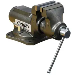 Comparateur de prix : Étau Var pro - Noir - 100 mm - Mâchoires en acier trempé - Acier - Étau