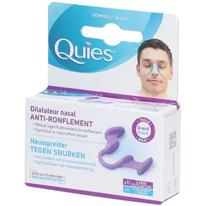 QUIES Dilatateur nasal Anti ronflement x1 (3mois) grand pas cher