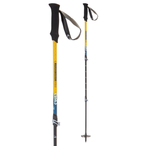 Batons de randonnee tsl outdoor tour carbon compact 3 cross twist jaune pas cher
