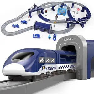 Train Électrique Wdmiya pour Enfants avec 92 Pièces - Circuit Flexible... pas cher
