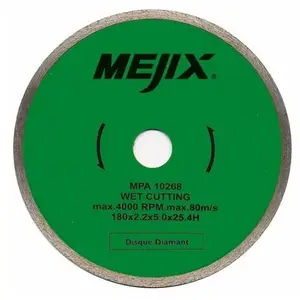 MEJIX Disque diamant 180 mm, BR 25,4 / 22,2 mm pas cher