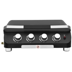 Comparateur de prix : Plancha à gaz - COOKING BOX - PALMA - 4 feux - 69 X 51 X 35 cm - Noir