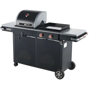 Comparateur de prix : Barbecue Bi-Energy M 2 Feux BRASERO - Barbecue Charbon et Plancha Gaz ...